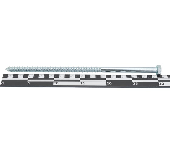 Шуруп глухарь с шестигранной головкой Метизный двор 12x300, 1 шт. 4607159064134