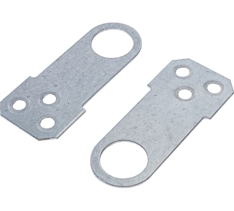 Прямая проушина для замка КРЕПКО-НАКРЕПКО 70х30х1.2 Pzp, 2 шт. 33387