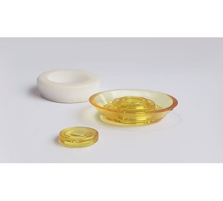 Универсальная термошайба ЭНТЕН D38, комплект с прокладкой, желтая, уф-защита, 25 шт. 061