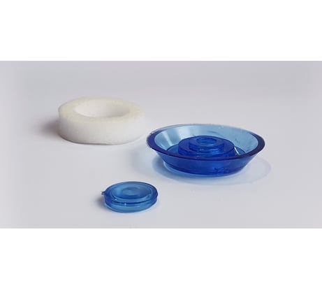 Универсальная термошайба ЭНТЕН D38, комплект с прокладкой, синяя, уф-защита, 25 шт. 068