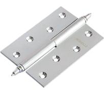 Петля MORELLI латунная, MB 100x70x3 мм, SC R C -N с коронкой, правая, цвет - матовый хром 9010268