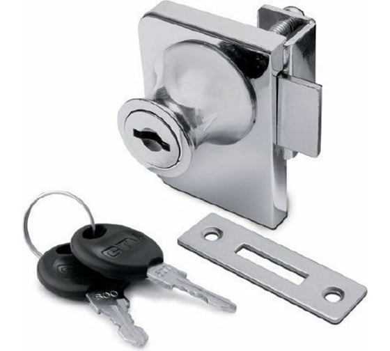 Замок для стекла MFK-TORG 2 двери Z/S035333901 409 Z/S0103