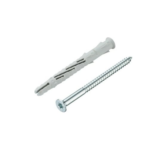 Фасадный дюбель c шурупом Tecfi потайной, TORX VS 10x100 VS1110100 1