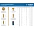 Конструкционные саморезы ЗУБР КС-П 60x3.5 мм, 200 шт., желтый цинк 30041-35-060 7