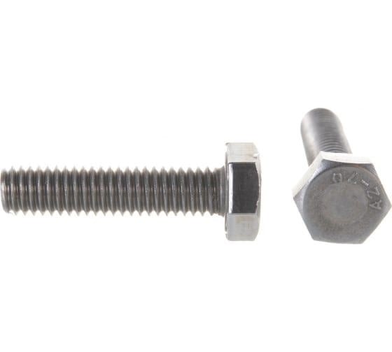 Болт из нерж. стали BOHRER М8х35, А2, DIN 933, 100 шт. DIN933-А2-8/35-100