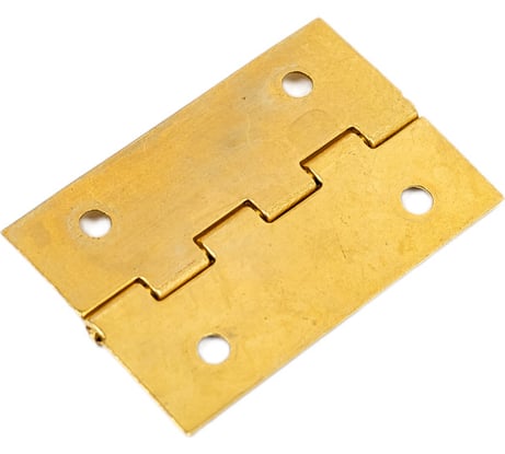 Шкатулочная латунированная петля ALBERTS 20x26 мм, 4 шт. 953362