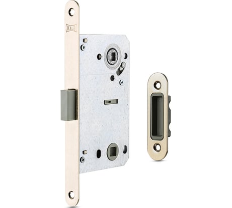 Врезной магнитный межкомнатный замок KALE KILIT 239 NN, WC, 90BS50, 18APB, MSP, STB 239NN000027