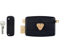 Накладной механический замок KALE KILIT 157C, BS60, BL, 5K (Perf.), REV, SP, Ros, STB, к-к 157C0000142