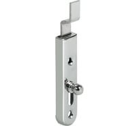 Мебельная защелка Hafele видимое резьбовое соединение, изогнутая, никелированная, 50 мм 251.02.103