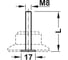 Винт Hafele с плоской головкой, M8x45 мм 634.50.934 1