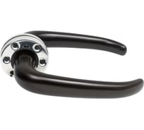 Нажимная дверная ручка Hafele PZ-Гарнитур сталь, черная 903.92.583