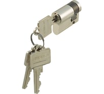 Полуцилиндр Hafele односторонний S1, латунь, никелированный, 40/10 916.22.704