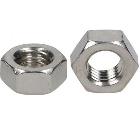 Шестигранная оцинкованная гайка INTERFIX М8, DIN 934, 5 кг 13551