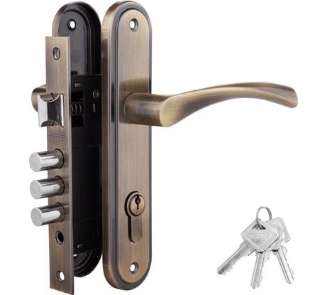 Дверной комплект PALIDORE LH 7036-X11 AB, бронза 98760060