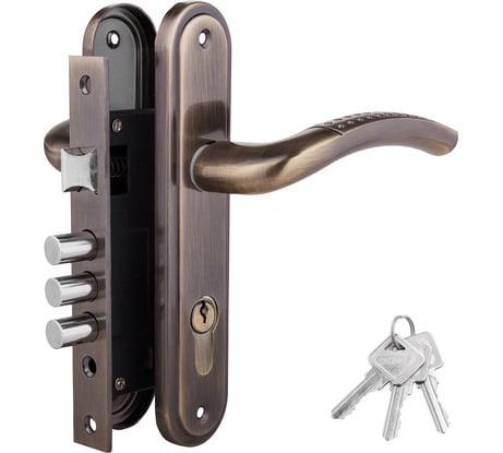 Дверной комплект PALIDORE LH 7036-59 AB, бронза 98760050