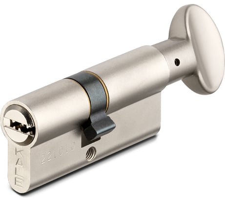 Цилиндровый механизм KALE KILIT 164SMC 35+10+45M:90 mm, NP, 5K, STB, к-в 164SMC00095