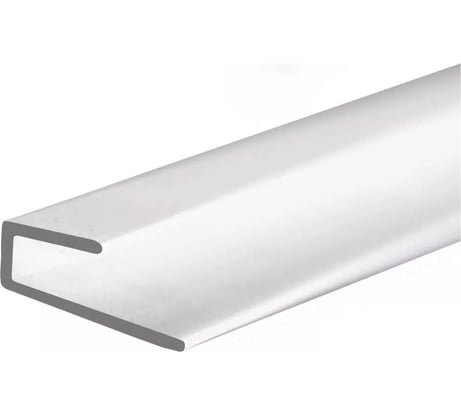 Стартовый ПВХ профиль Центурион 3 мм, Край, белый, 2,44 м 14647