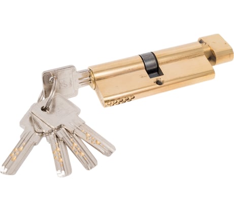 Цилиндр с вертушкой СК 10 пин, 80 мм, 5 ключей с перфорацией 1080 П