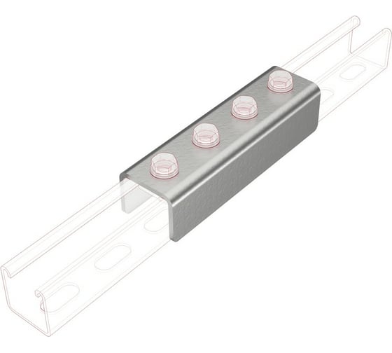 U-образный соединитель профиля Fachmann 41x41 х.ц 11.095