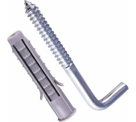 Дюбель с прямым крюком Госкреп 10 мм, 2 шт. 4-0013350