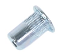 Резьбовая стальная заклепка Промрукав оцинкованная, цилиндр, М4x0,7x11,6, 100 шт. PR08.4989