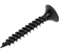 Саморез по металлу для гкл КВАДРА черный, 3.5x25, PH2, частая резьба, кoр. 500 шт. 350252050500