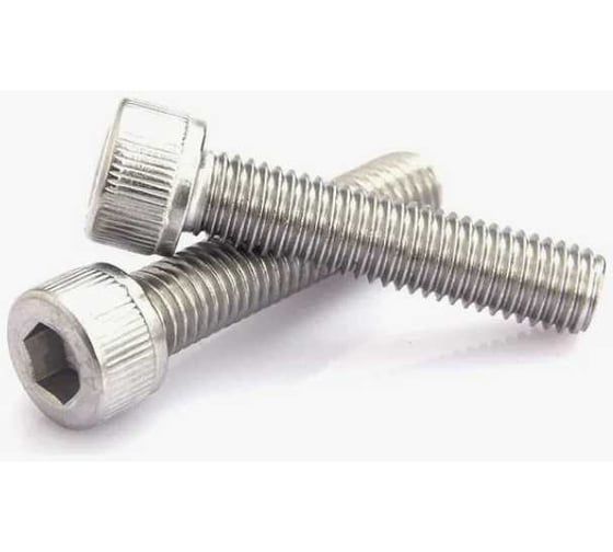 Винт с внутренним шестигранником КРЕП-КОМП нержавейка А2, DIN 912, 6х20 50 шт. вшн620мф 1