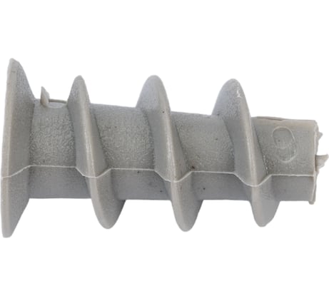 Дюбель для гипсокартона ЗУБР 23 мм, нейлоновый, с установочной насадкой для дрели, 100 шт. 4-301255