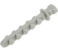 Дюбель нейлоновый для трубной клипсы 100 шт. (6х35 мм) Зубр 4-44953-06-035