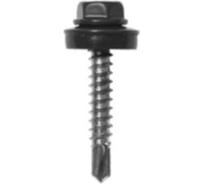 Саморезы для крепления кровель. матер. к дерев. обреш. Зубр цвет RAL 6005 "зеленый насыщ.", оцинк., 4,8x35 мм, 1800 шт 4-300310-48-035-6005