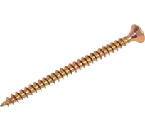 Универсальный желтопассивированный шуруп для дерева, ДСП, ДВП 180 шт. (4х60 мм; PZ; ТФ1) ЗУБР 4-300391-40-060