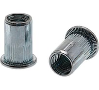 Заклепка с внутренней резьбой КРЕП-КОМП цилиндрический бортик, белый цинк, м5х0,8х13, 8000 шт. зрц5п