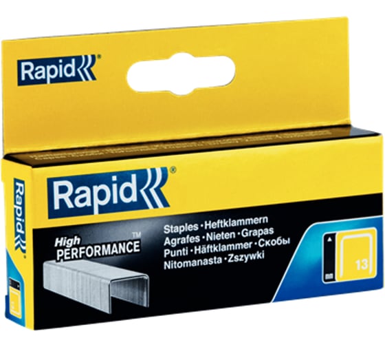 Скоба Fineline 2500 шт. для степлера (4 мм; тип 13) Rapid 11825725