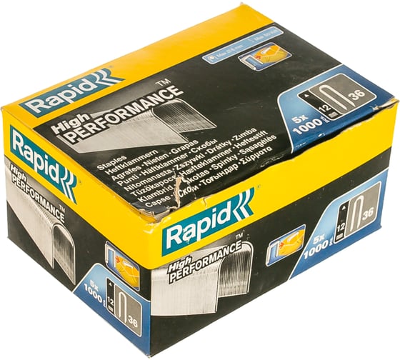 Скоба DP 5000 шт. (12 мм; тип 36) Rapid 11885110