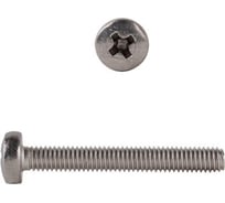 Винт КРЕП-КОМП полуцилиндрическая головка, DIN 7985, нерж. А2, 3х10, 100 шт. вцн310мф