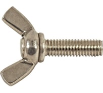 Винт-барашек КРЕП-КОМП американский тип, DIN 316, нерж. А2, 4х35, 25 шт. вб435мф