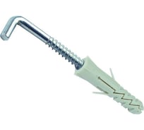 Крючок-костыль с дюбелем КРЕП-КОМП W-M PX10D, 100 шт. пх10д