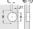 Петля Hafele Metalla A 110, накладная 311.90.503 10
