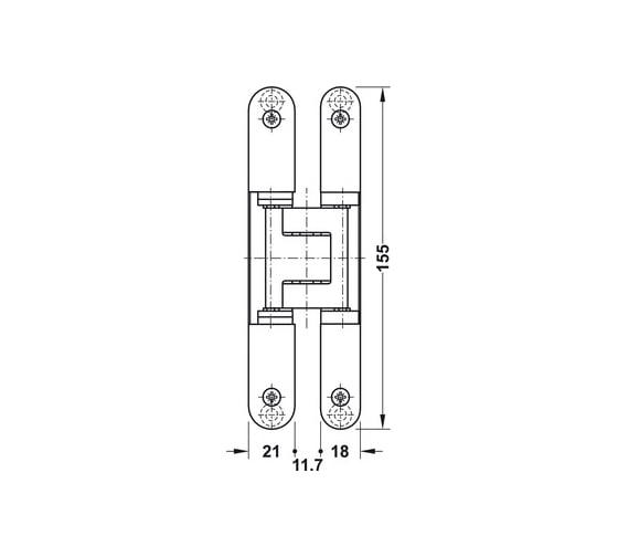 Петля Hafele Tectus TE 240 3D бронза, SW174 924.18.910