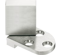 Петля Hafele для стекла, нержавеющая сталь 30x30мм 361.61.050