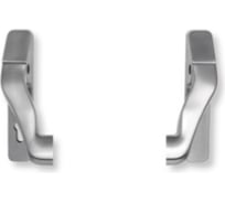 Дверная ручка Hafele нажимная PC антрацит без штанги, серебристый 905.00.045