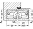 Скрытая петля Hafele Tectus TE 640 3D нержавеющая сталь 924.17.404 2