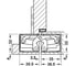 Скрытая петля Hafele Tectus TE 640 3D нержавеющая сталь 924.17.404 3