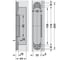 Скрытая петля Hafele Tectus TE 5403D A8, хром, матовая 924.17.323 7
