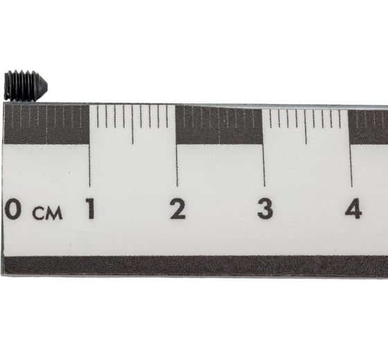 Установочный винт ЦКИ DIN 914, М4x5, 45H, ОКС, HEX 2.0, 1000 шт. 31945