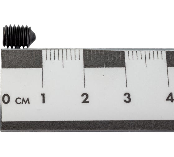Установочный винт ЦКИ DIN 914, М6x8, 45H, ОКС, HEX 2.5, 500 шт. 50506