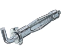 Дюбель металлический с винтом-крюком (5х16 мм; М5х58; 4 шт.) для пустотелых конструкций EKT 35344