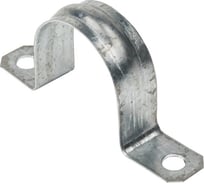 Металлическая двухлапковая скоба EKF d38-40 мм, 50 шт. PROxima sm-2-38-40