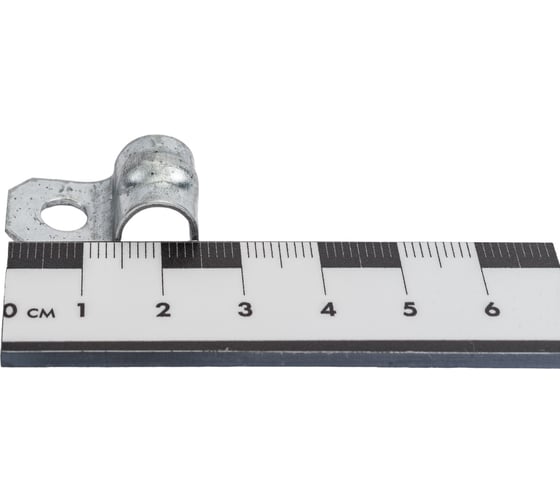 Металлическая однолапковая скоба EKF d8-9 мм, 100 шт. PROxima sm-1-8-9