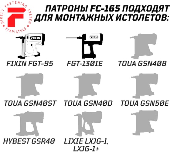 Газовый баллон Fixpistols F-FC-165, красный клапан, 165 мм 1-2-2-0371